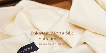 Pakistan Men's Silk Suits for the Summer of 2025