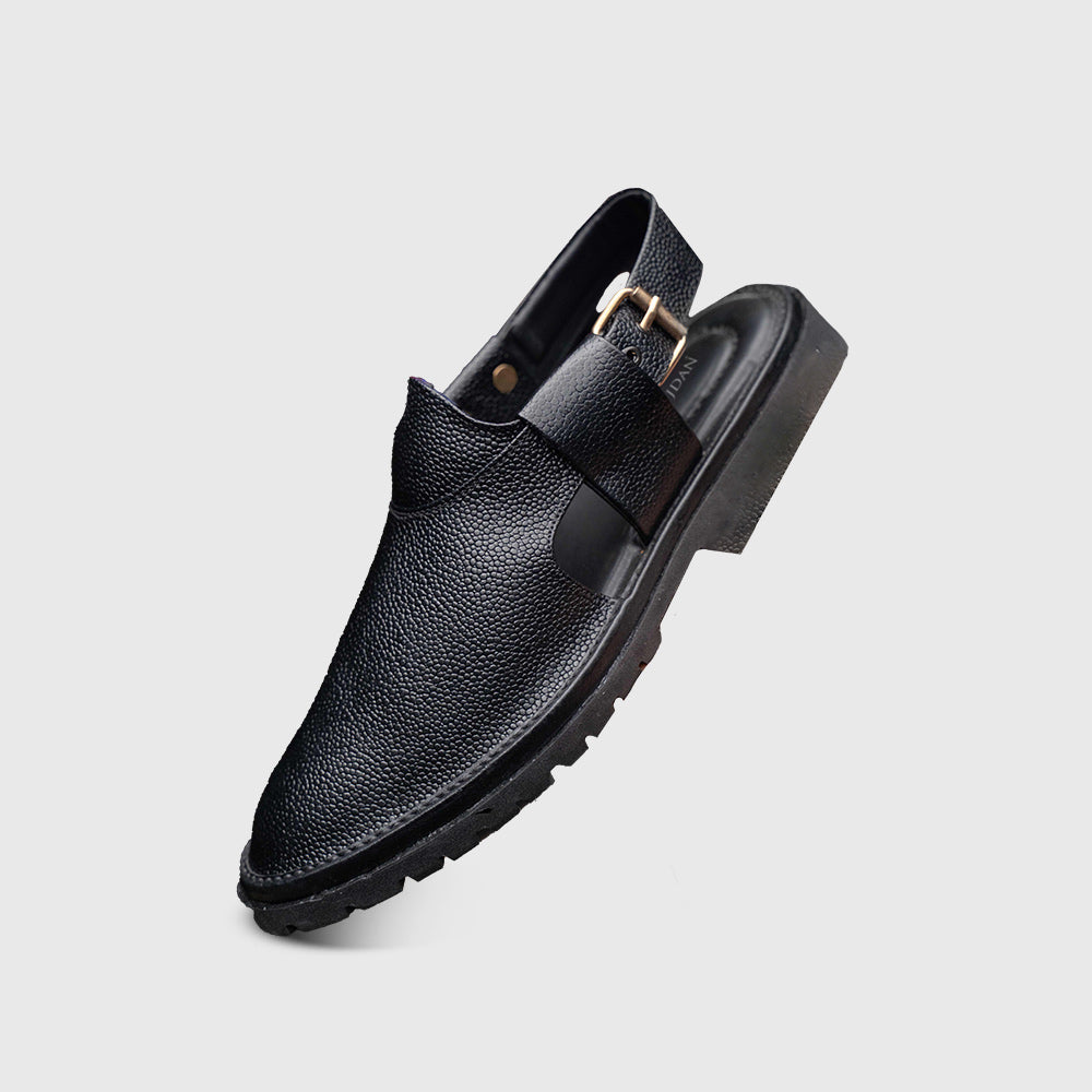 Black Jeans Peshawari Sandal