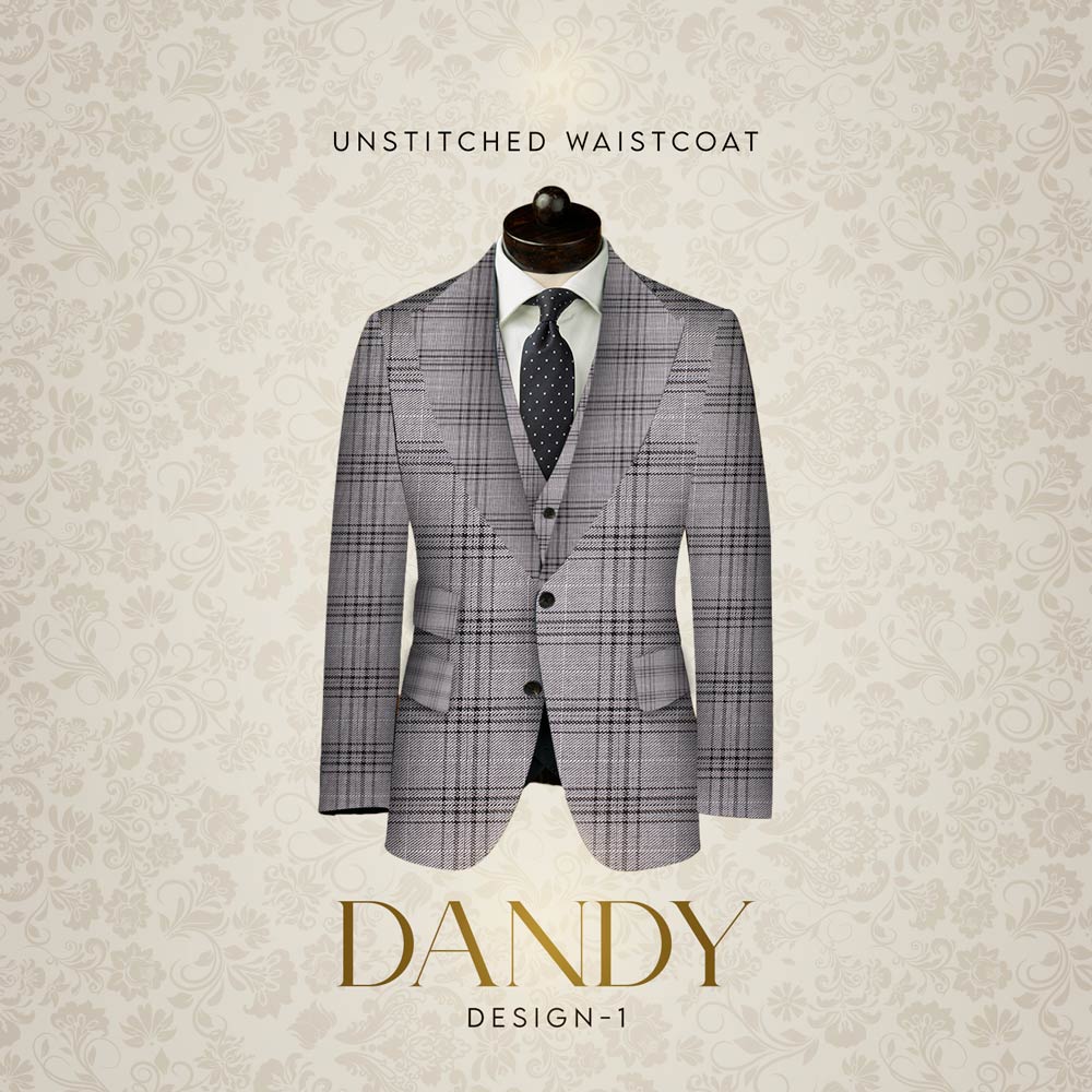 Dandy Unstitched Waistcoat/ Coat