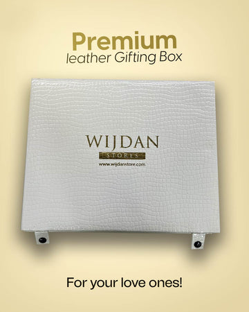 White Leather box